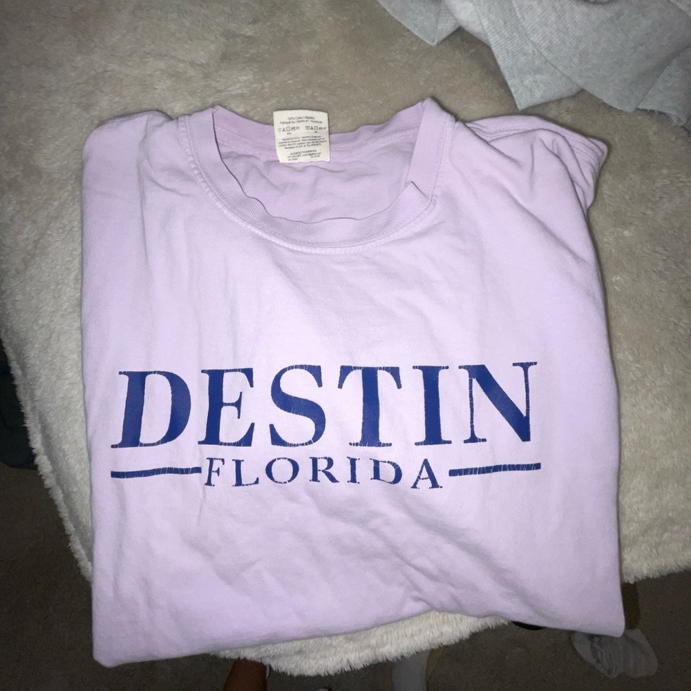 destin comfort colors oversized tee